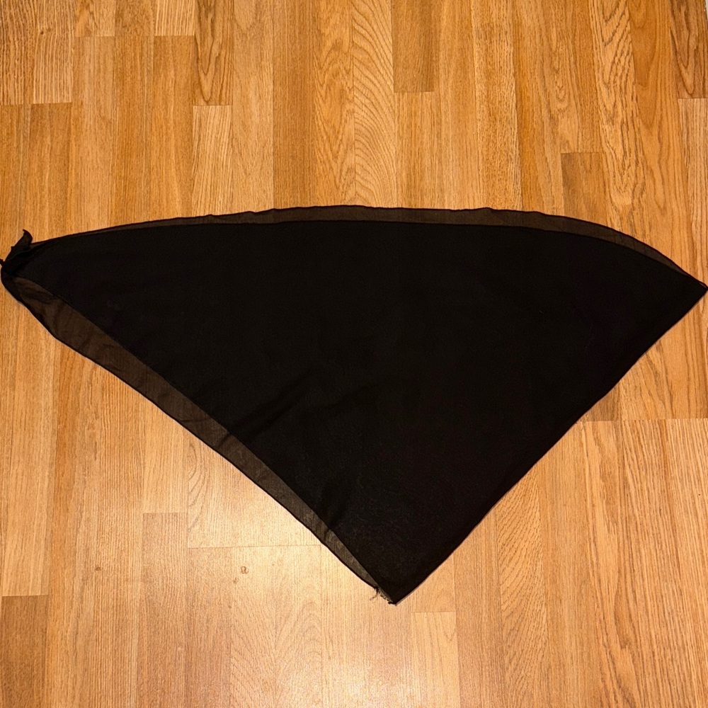 Black Sheer Swim Suit Cover-Up